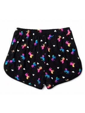 Justice Brand Girls Unicorn Rainbow Shorts